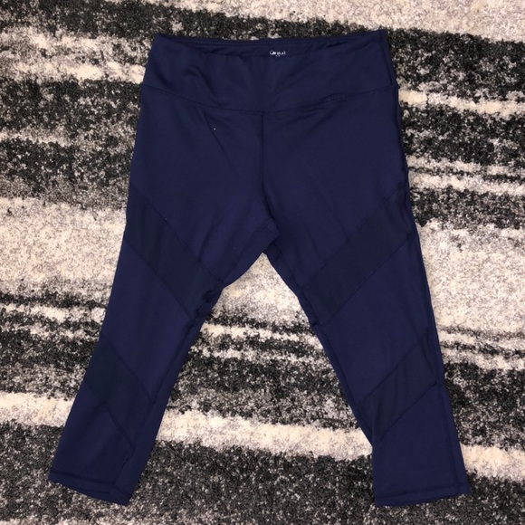 Ongasoft blue cropped leggings - Picture 1 of 3